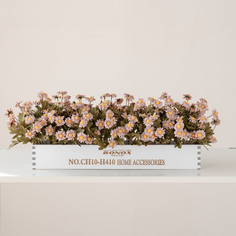 Solid Wood Fence Stem – 23.6" Long, 5.9" Wide, 5.9" High | Faux Flower Arrangement, Living Room & Home Decoration