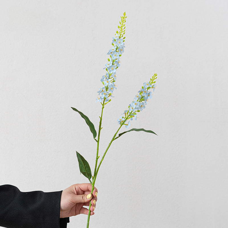 Artificial Delphinium Stem – 29.5" Tall, Large Single Branch, 4.3" Wide | Faux Hyacinth Flower Arrangement, Wedding & Home Decoration