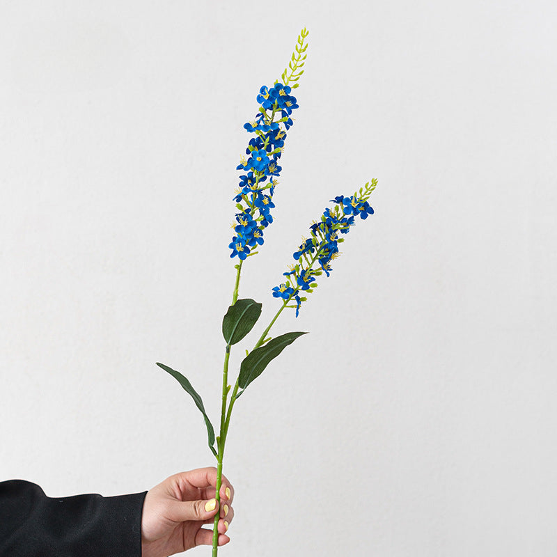 Artificial Delphinium Stem – 29.5" Tall, Large Single Branch, 4.3" Wide | Faux Hyacinth Flower Arrangement, Wedding & Home Decoration