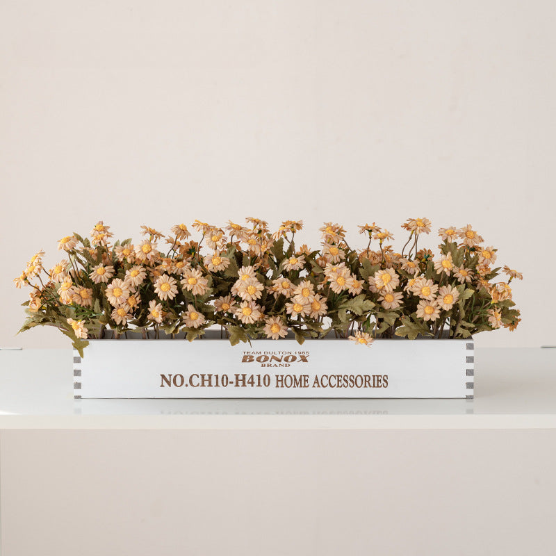 Solid Wood Fence Stem – 23.6" Long, 5.9" Wide, 5.9" High | Faux Flower Arrangement, Living Room & Home Decoration