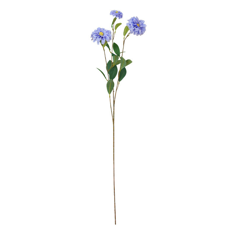 Artificial Peony Stem – 35.4" Tall, Triple Flower Heads, Largest Flower Head 3.5" with Double Petals | Home & Living Room Decoration