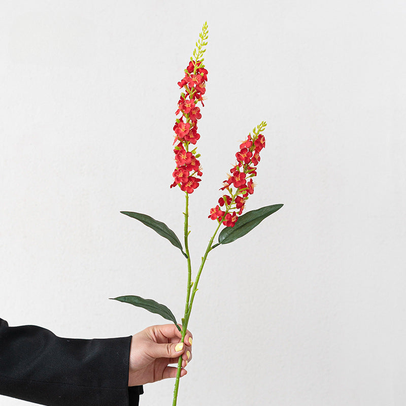 Artificial Delphinium Stem – 29.5" Tall, Large Single Branch, 4.3" Wide | Faux Hyacinth Flower Arrangement, Wedding & Home Decoration