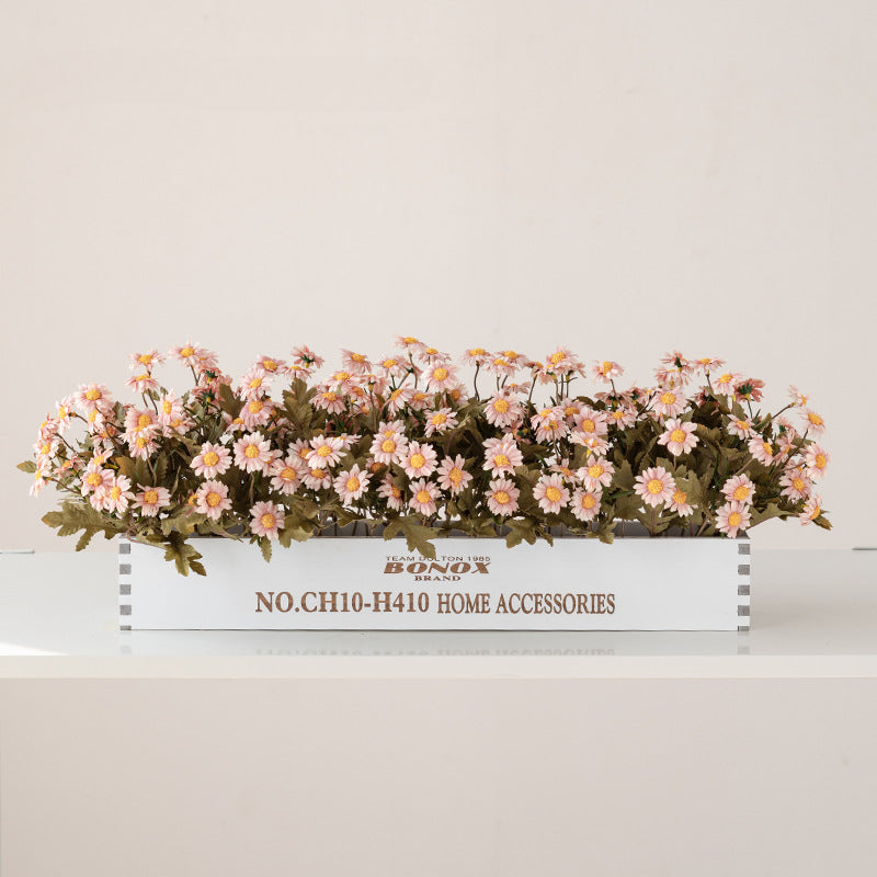 Solid Wood Fence Stem – 23.6" Long, 5.9" Wide, 5.9" High | Faux Flower Arrangement, Living Room & Home Decoration