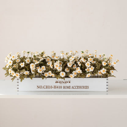 Solid Wood Fence Stem – 23.6" Long, 5.9" Wide, 5.9" High | Faux Flower Arrangement, Living Room & Home Decoration