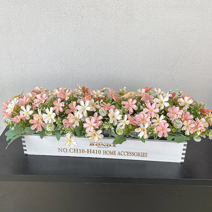 Solid Wood Fence Stem – 23.6" Long, 5.9" Wide, 5.9" High | Faux Flower Arrangement, Living Room & Home Decoration