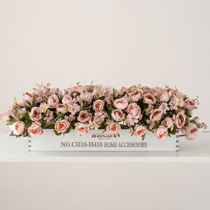 Solid Wood Fence Stem – 23.6" Long, 5.9" Wide, 5.9" High | Faux Flower Arrangement, Living Room & Home Decoration